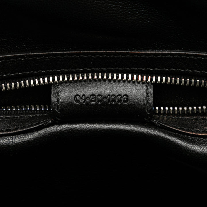 Large Calfskin My Dior Frame Handbag Black - Gaby Paris