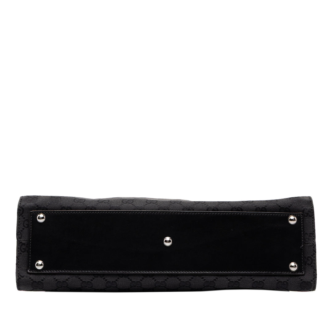 Gucci GG Cabas Noir – vue 3 – GABY PARIS