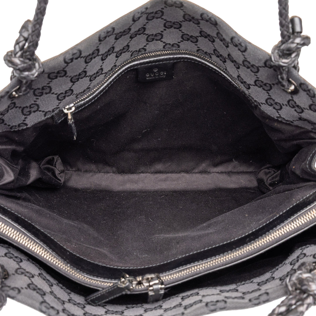 Gucci GG Cabas Noir – vue 4 – GABY PARIS