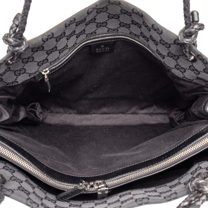 Gucci GG Cabas Noir – vue 4 – GABY PARIS