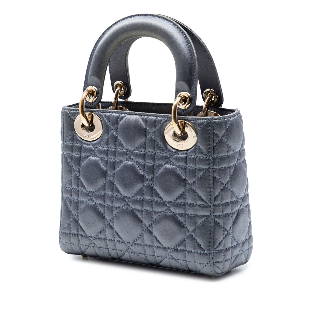 Dior Mini Satin Cannage Swarovski Cristal Lady Dior