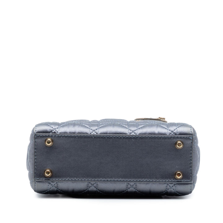 Dior Mini Satin Cannage Swarovski Cristal Lady Dior