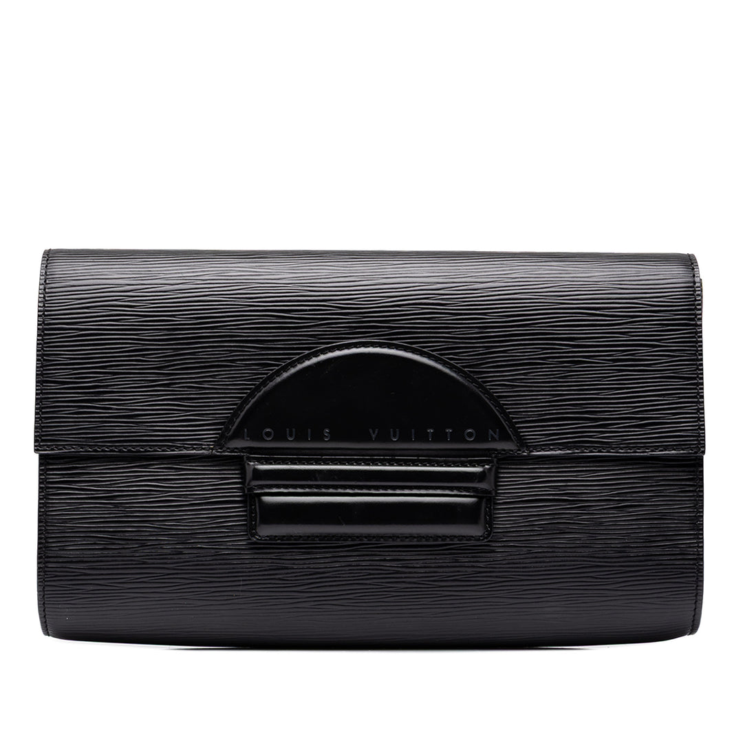 Louis Vuitton Pochette Chaillot Épi Noir – vue principale – GABY PARIS