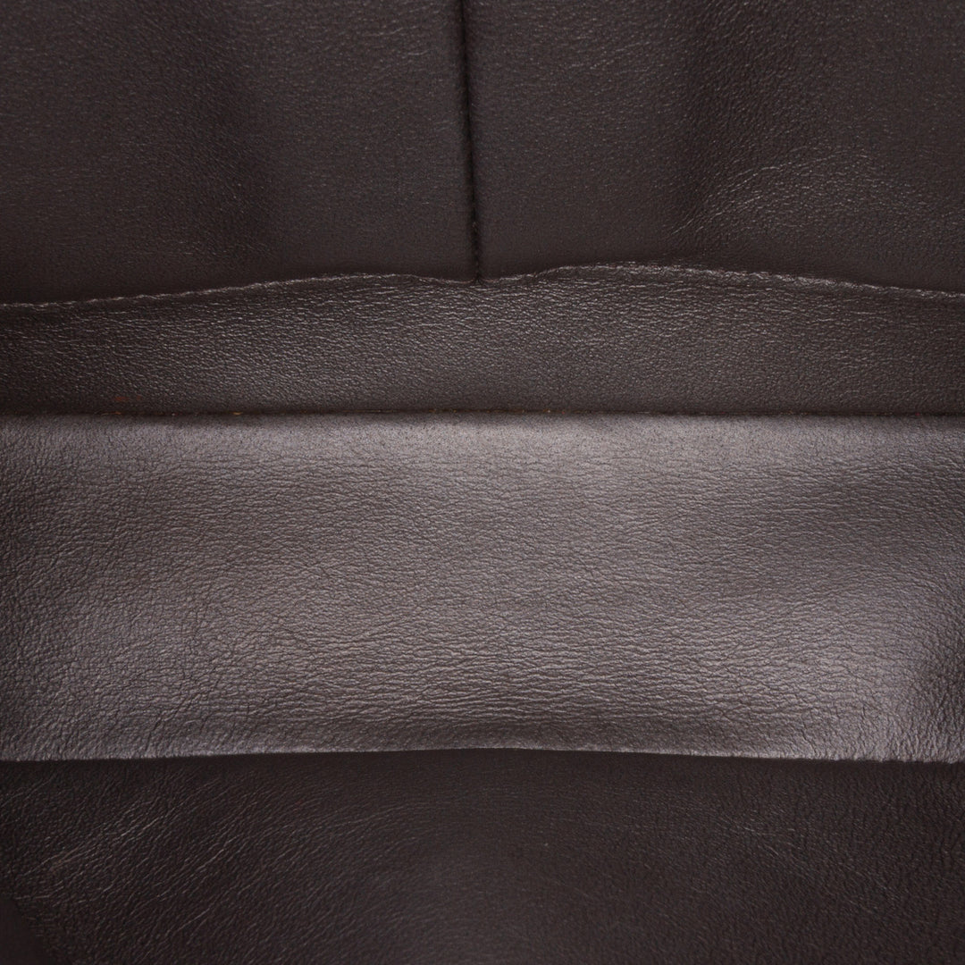Medium Classic Lambskin Double Flap Gray - Gaby Paris