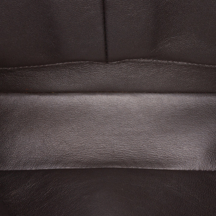 Medium Classic Lambskin Double Flap Gray - Gaby Paris