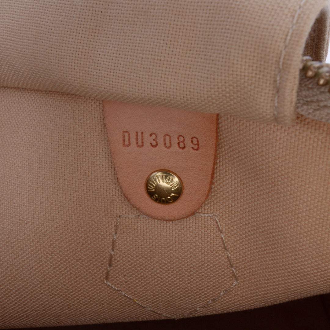 Damier Azur Speedy 30 White - Gaby Paris