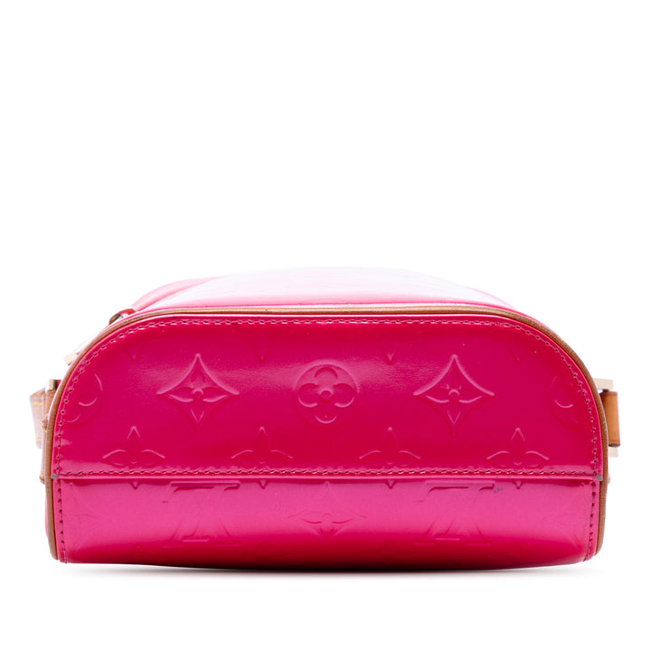 Louis Vuitton Sullivan Vertical PM Cuir verni Monogram Rose – vue 3 – GABY PARIS