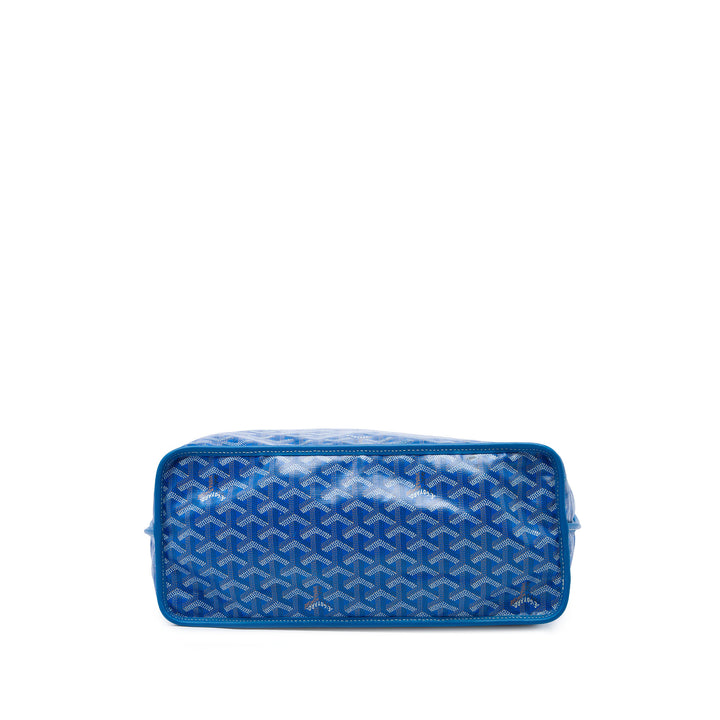 Goyard Cabas Réversible Anjou Goyardine PM Bleu – vue 3 – GABY PARIS