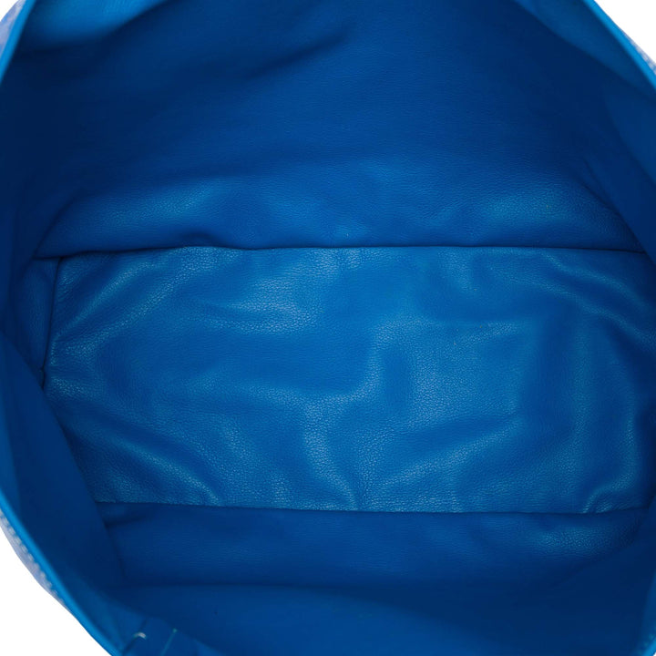 Goyard Cabas Réversible Anjou Goyardine PM Bleu – vue 4 – GABY PARIS