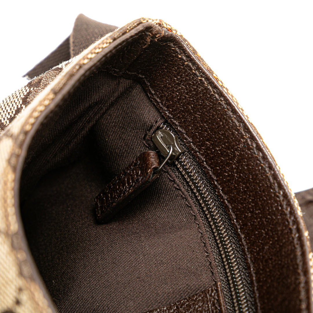 GG Canvas Belt Bag Brown - Gaby Paris