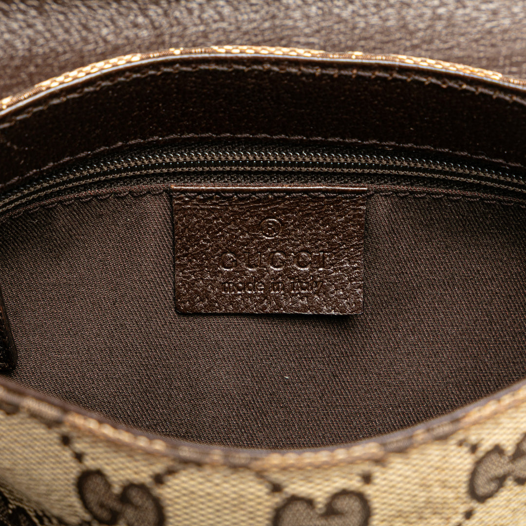 GG Canvas Belt Bag Brown - Gaby Paris
