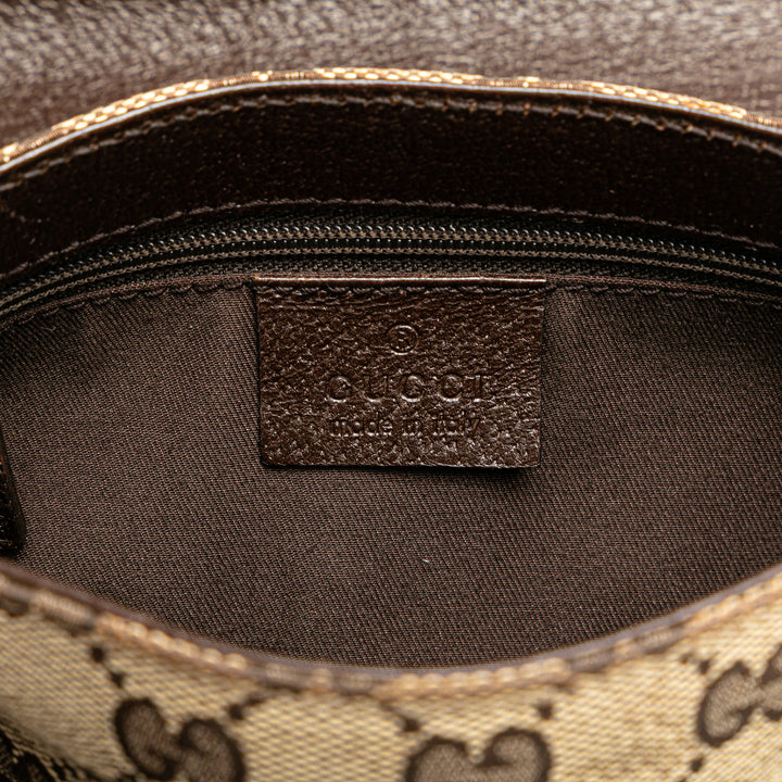 GG Canvas Belt Bag Brown - Gaby Paris