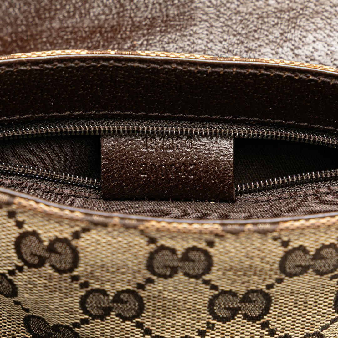 GG Canvas Belt Bag Brown - Gaby Paris