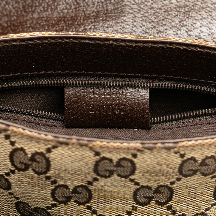 GG Canvas Belt Bag Brown - Gaby Paris