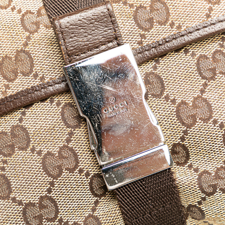 GG Canvas Belt Bag Brown - Gaby Paris