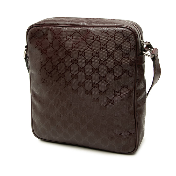 Gucci Sac bandoulière GG Imprime Rouge – vue 2 – GABY PARIS