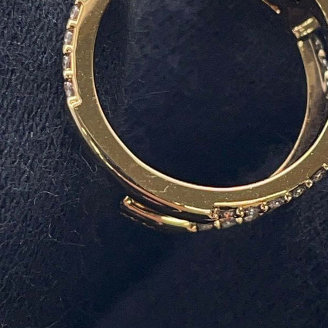 Gold Plated LV Iconic Ring XS Gold - Gaby Paris