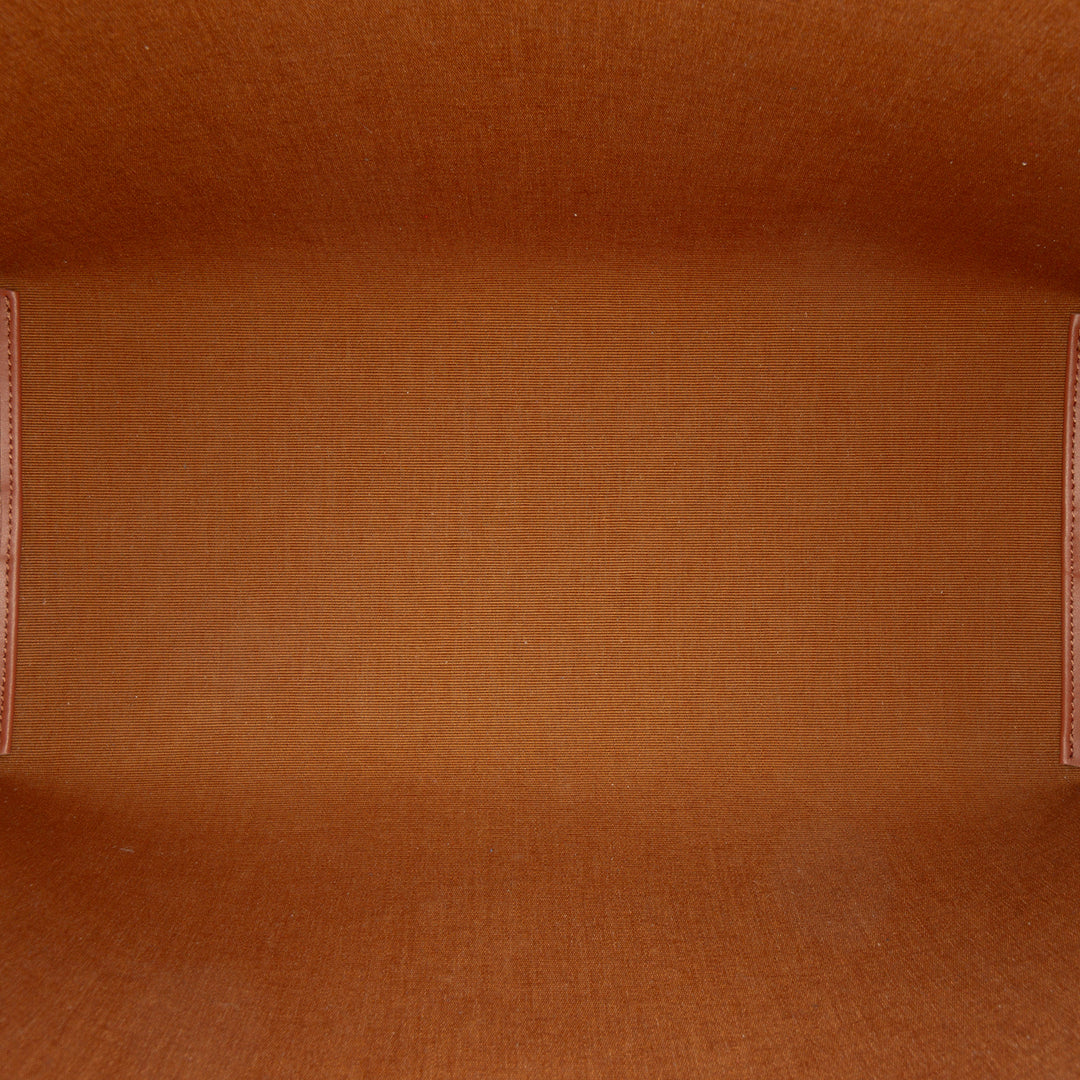 Celine Triomphe Coated Toile et Cuir de veau Soft Shopper Sac