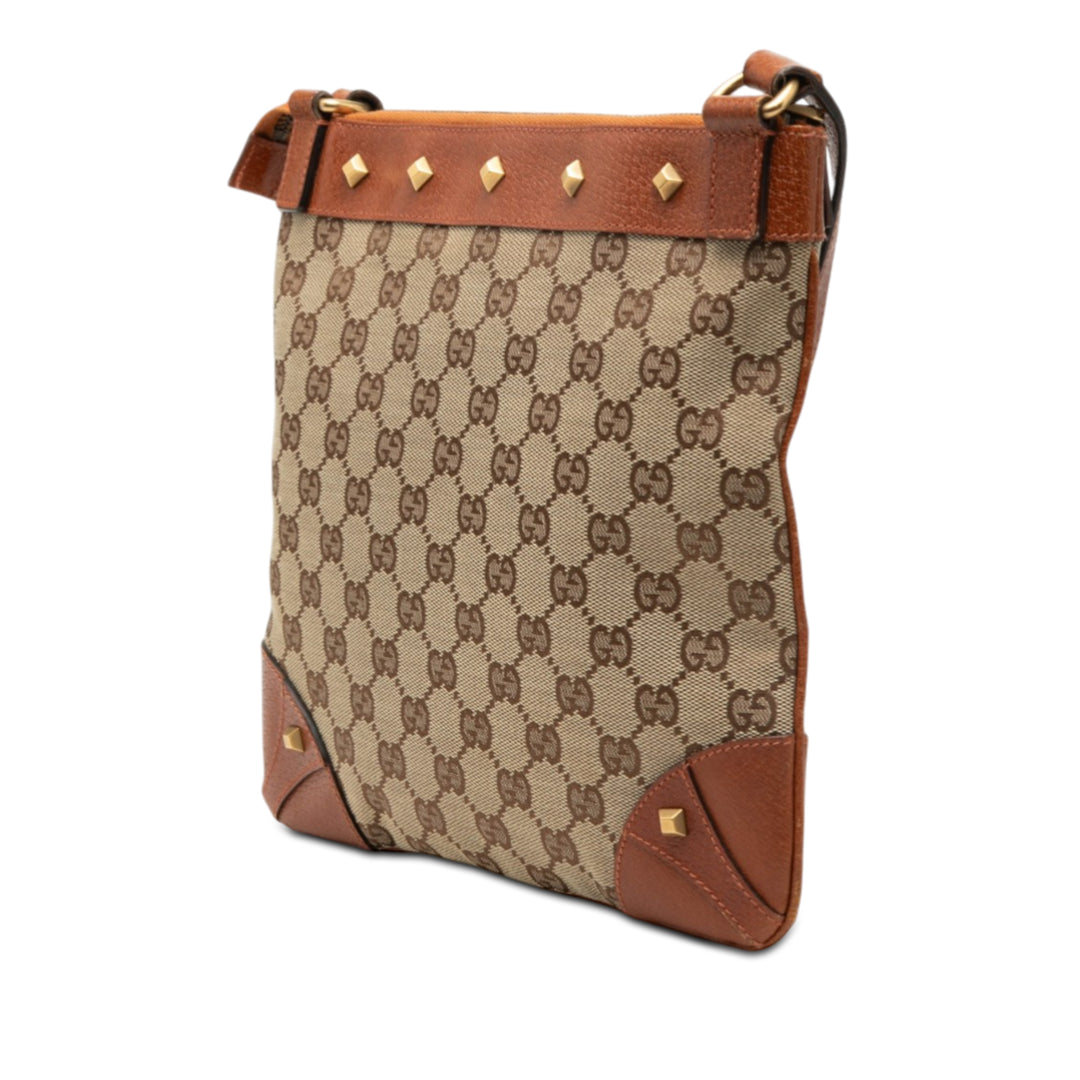 Gucci GG Nailhead Sac Beige – vue 2 – GABY PARIS