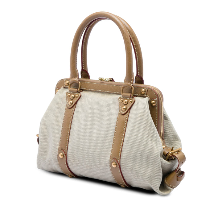 Louis Vuitton Sac à main Trianon de Nuit GM Beige – vue 2 – GABY PARIS