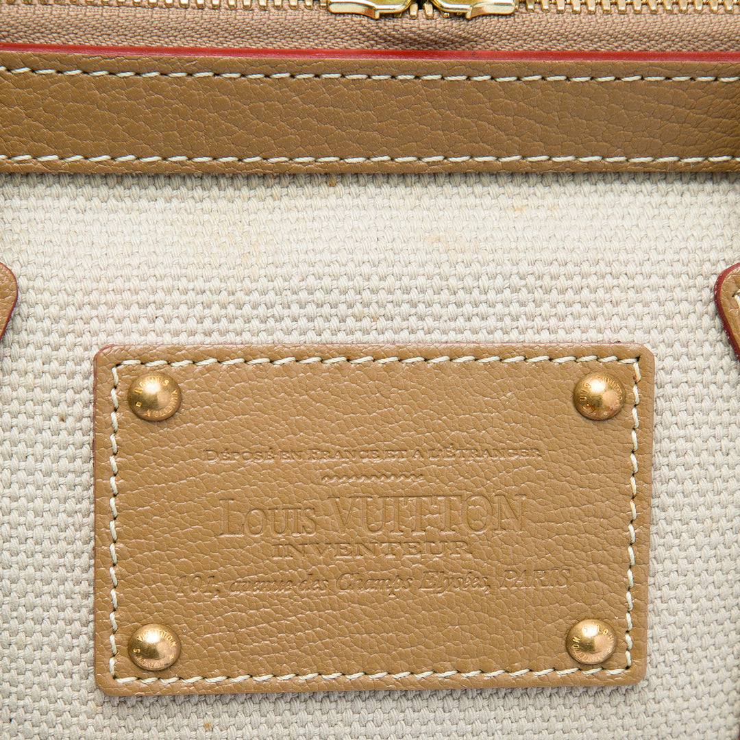 Louis Vuitton Sac à main Trianon de Nuit GM Beige – vue 5 – GABY PARIS