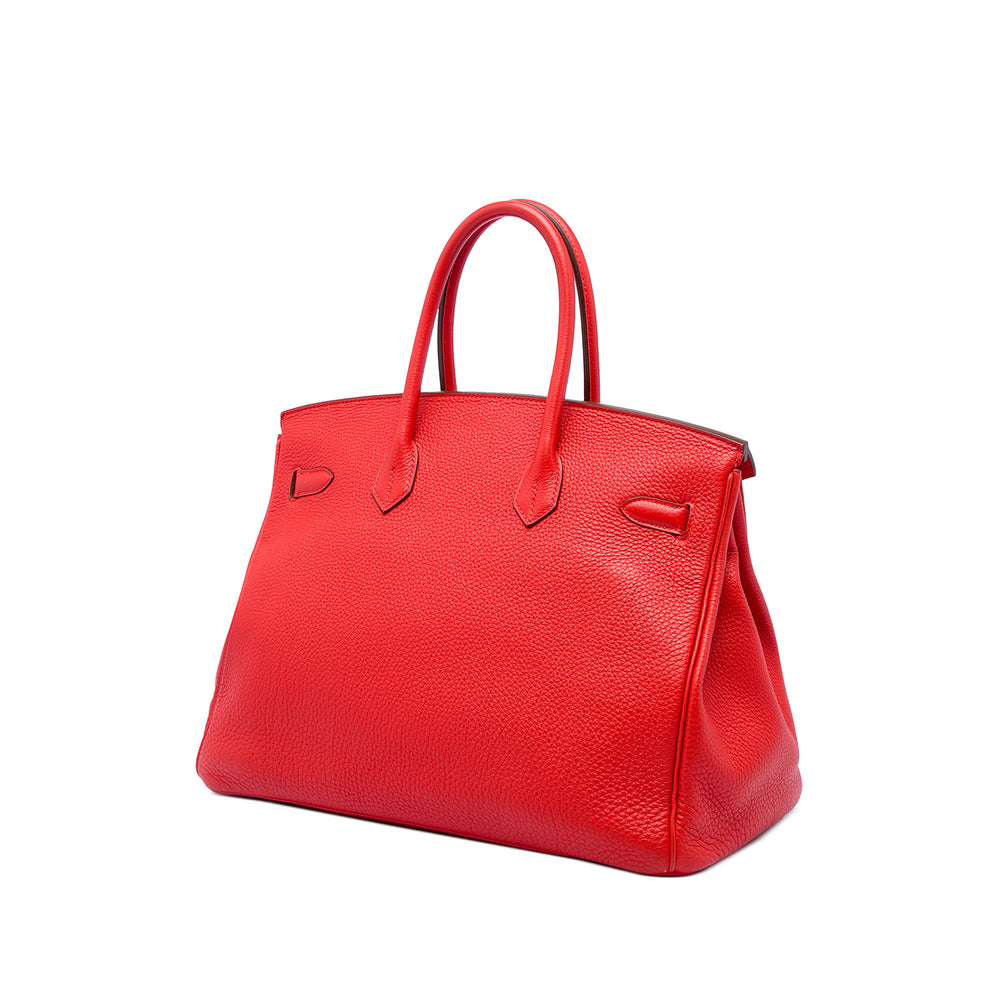 Hermès Sac à main Birkin Retourne 35 Togo Rouge – vue 2 – GABY PARIS