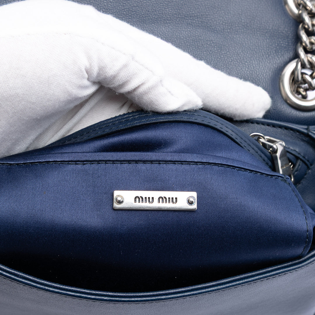 Miu Miu Matelasse Nappa Club Sac bandoulière