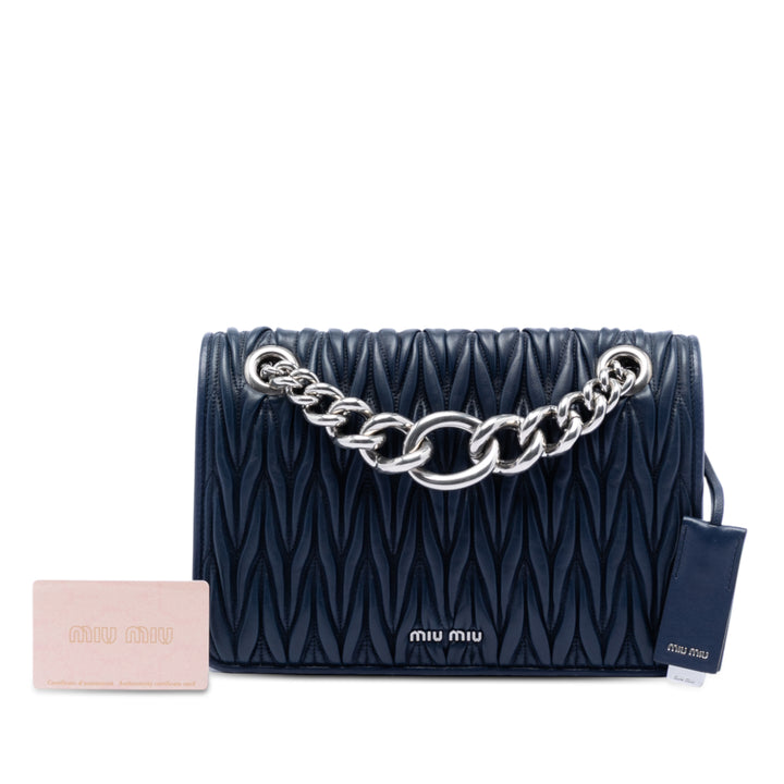 Miu Miu Matelasse Nappa Club Sac bandoulière