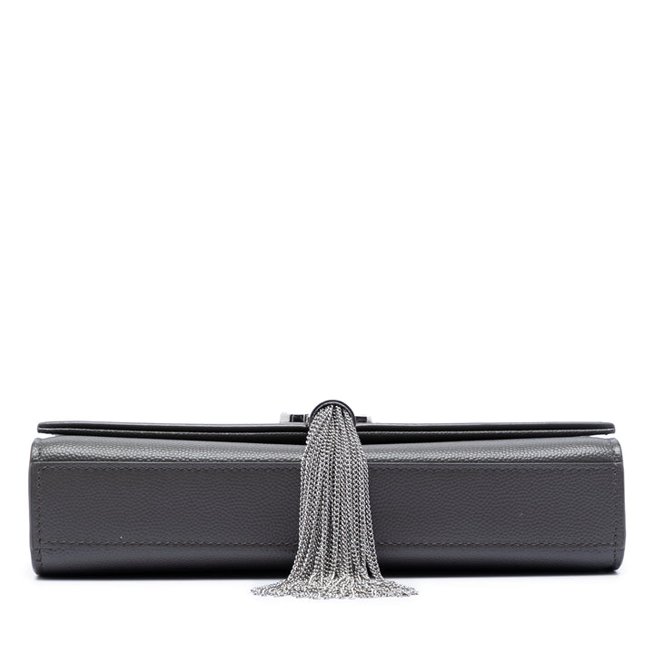 Saint Laurent Small Grain de Poudre Monogram Kate Pompon Sac porté croisé