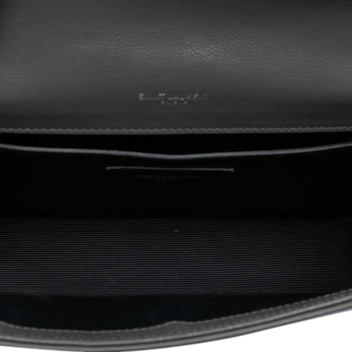 Saint Laurent Small Grain de Poudre Monogram Kate Pompon Sac porté croisé