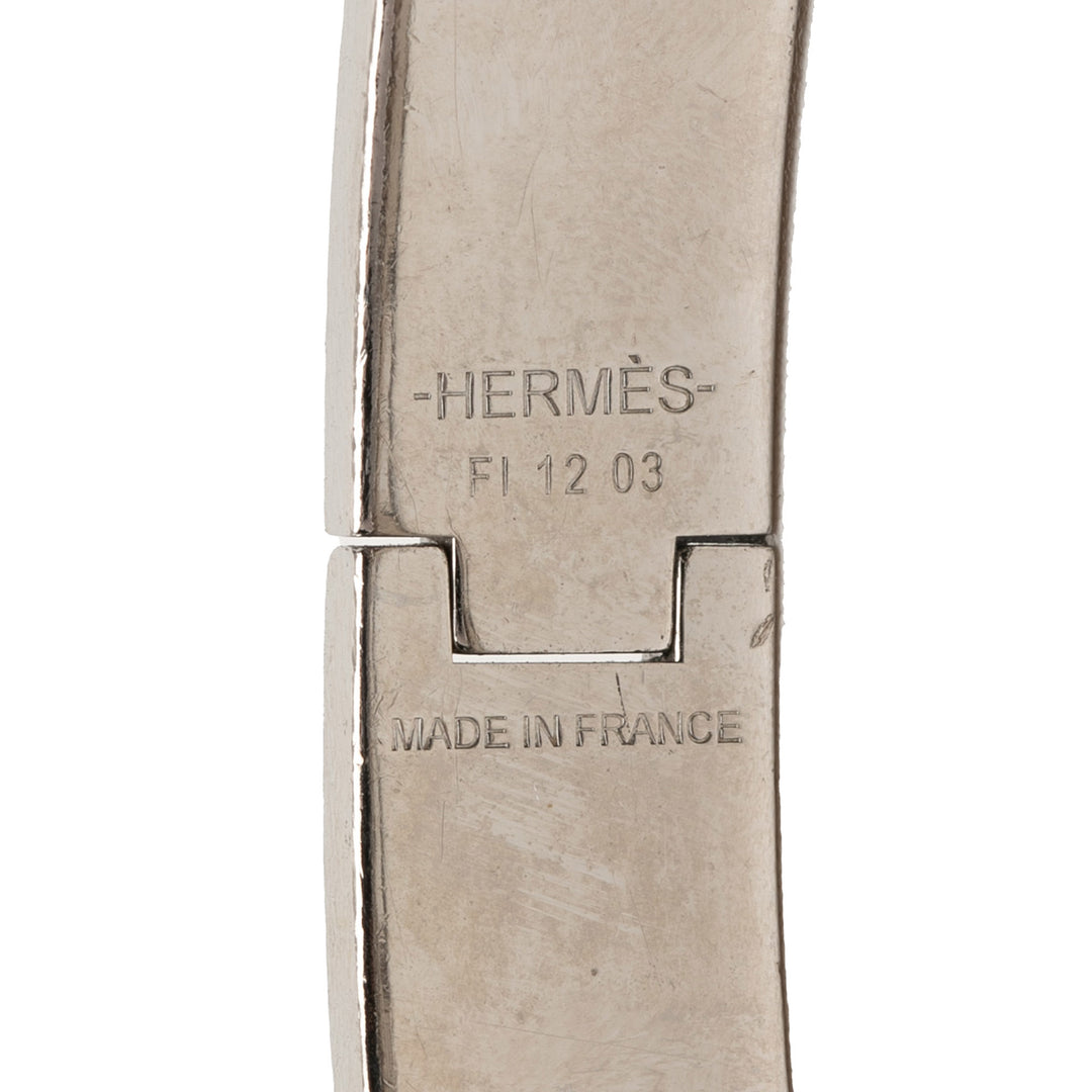 Hermès Narrow Émail Clic H Bracelet PM