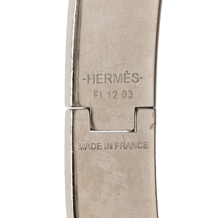 Hermès Narrow Émail Clic H Bracelet PM
