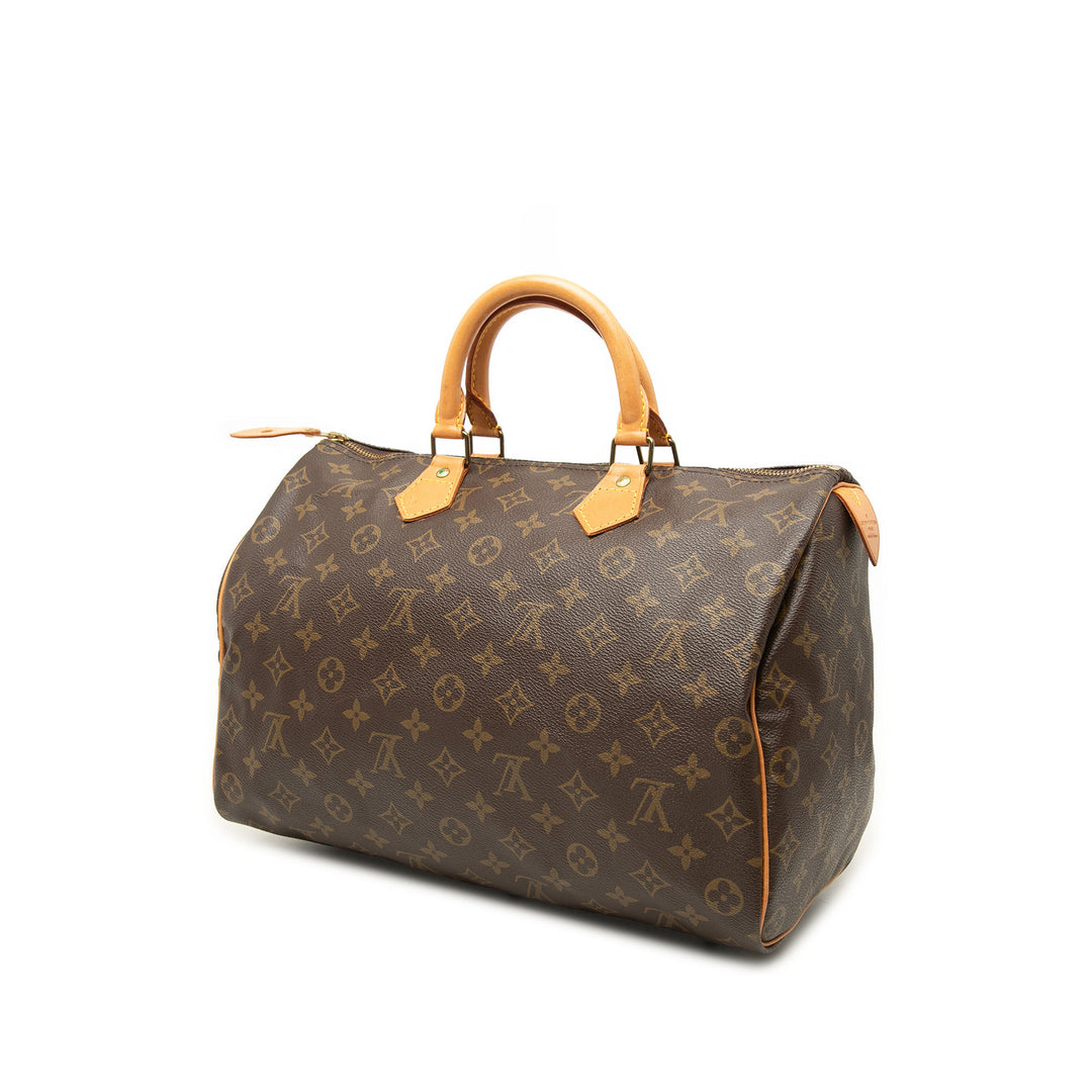 Louis Vuitton Speedy 35 Monogram Marron