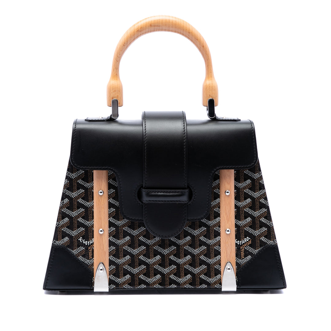 Saigon Structured PM Goyardine Noir