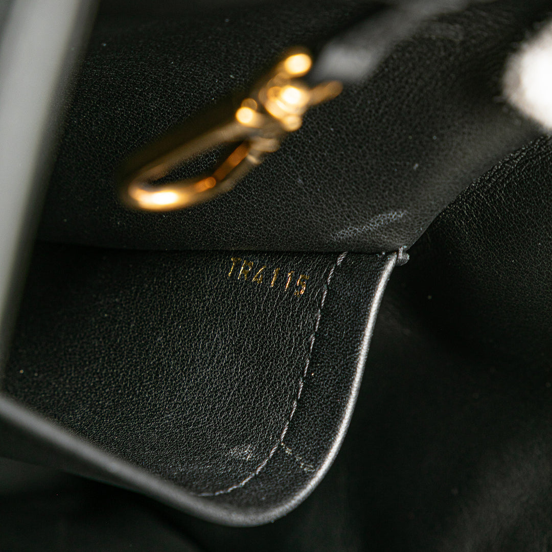Louis Vuitton Tweed Capucines MM Noir