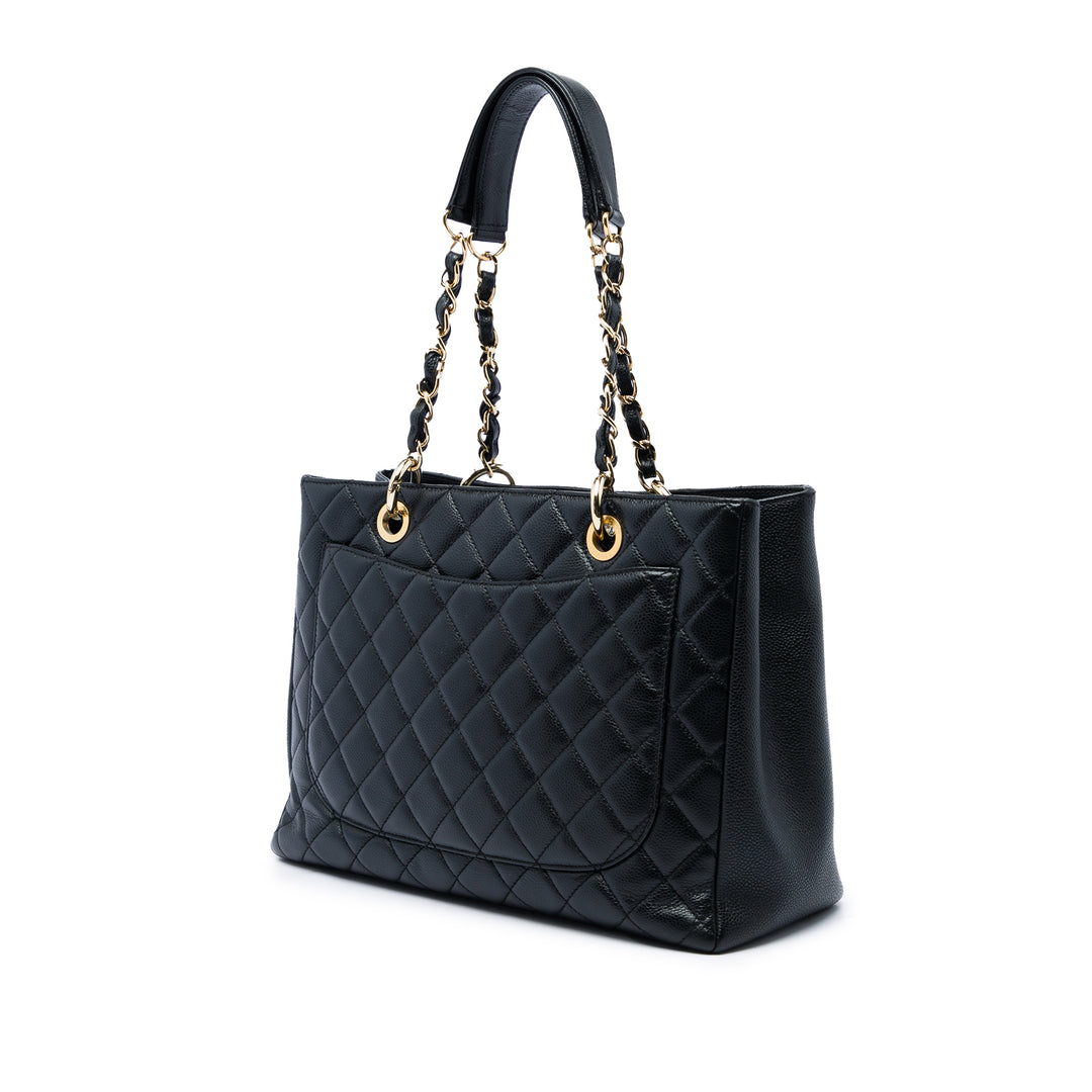 Cabas Cuir caviar Noir