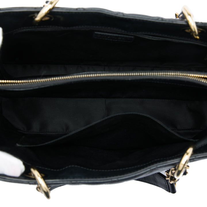 Cabas Cuir caviar Noir