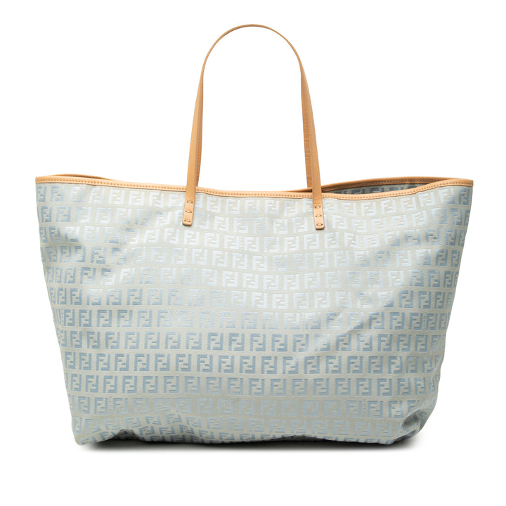 Fendi Large Zucchino Toile Roll Cabas