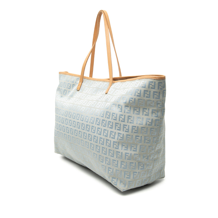 Fendi Large Zucchino Toile Roll Cabas