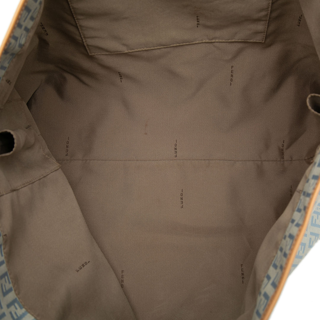 Fendi Large Zucchino Toile Roll Cabas
