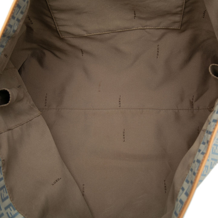 Fendi Large Zucchino Toile Roll Cabas