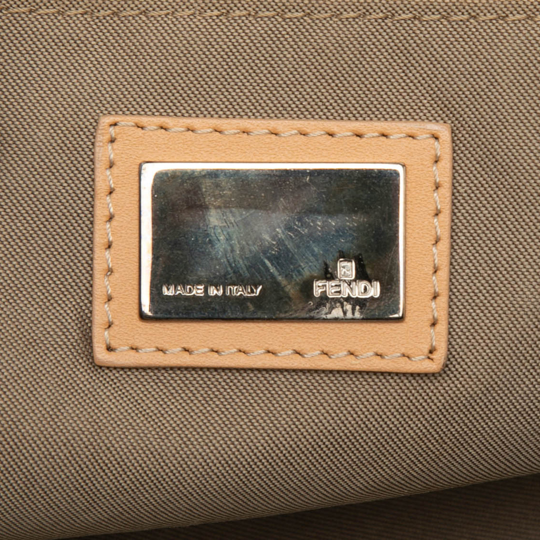 Fendi Large Zucchino Toile Roll Cabas
