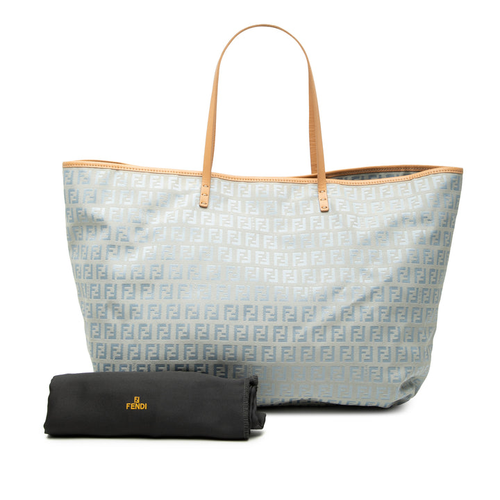 Fendi Large Zucchino Toile Roll Cabas