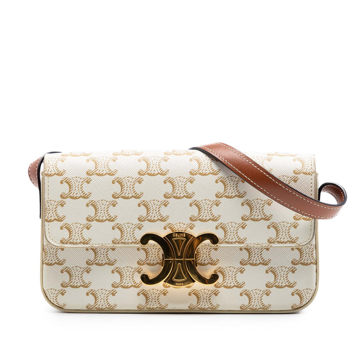 Celine Triomphe Coated Toile Claude Sac bandoulière