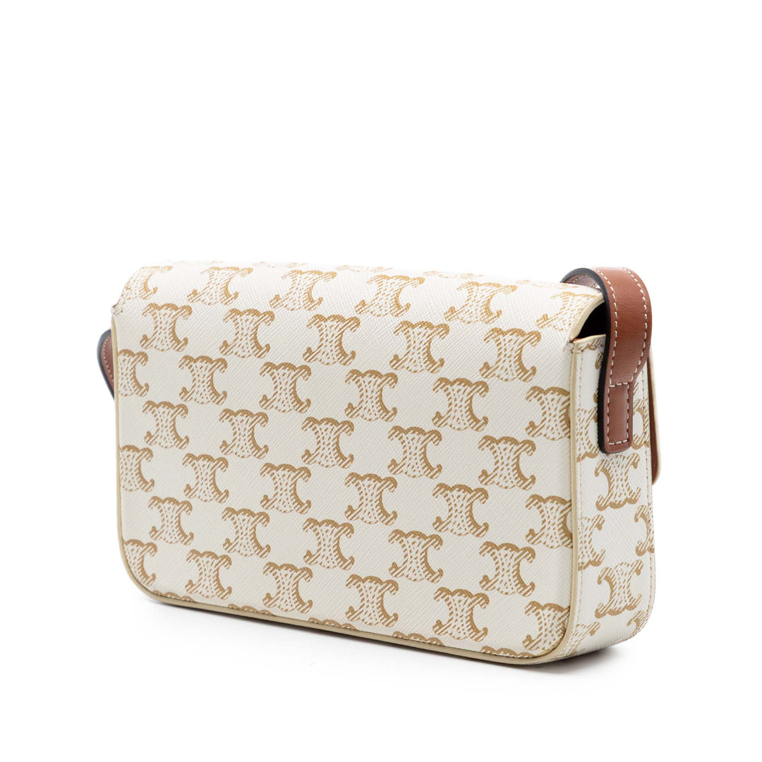 Celine Triomphe Coated Toile Claude Sac bandoulière