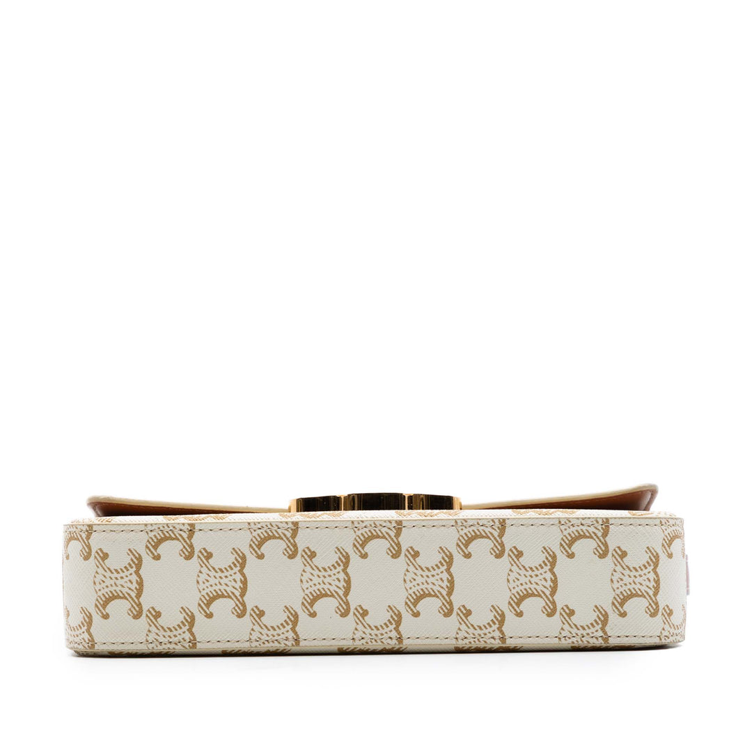 Celine Triomphe Coated Toile Claude Sac bandoulière