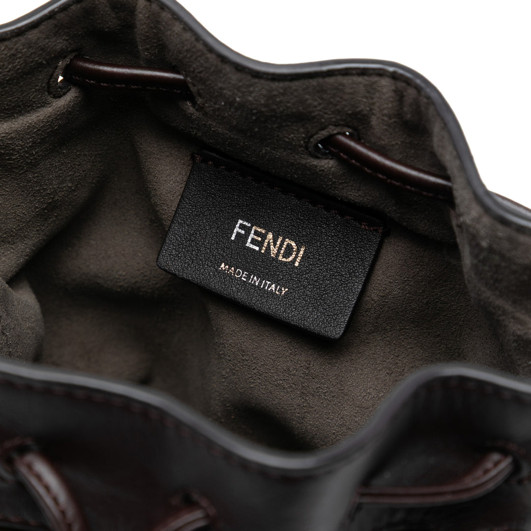 Fendi Mini Zucca Daim Mon Tresor Bucket Sac