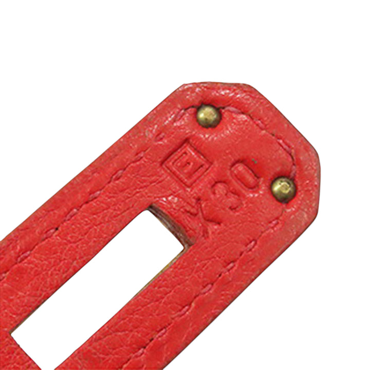 Hermès Gulliver Kelly II Retourne 32 Rouge