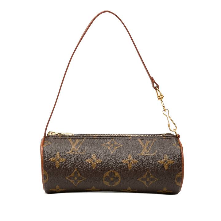 Papillon Pochette Monogramm Braun
