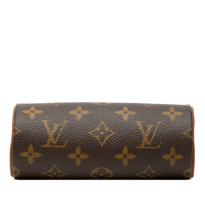 Papillon Pochette Monogramm Braun